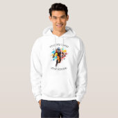 Mannen Basic Hooded Sweatshirt motivatie (Voorkant volledig)