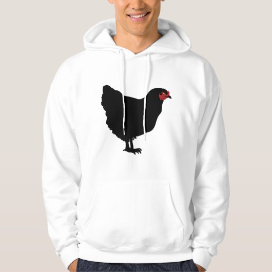 Mannen Basic Hooded Sweatshirt ROOSTER & HEN (Voorkant)