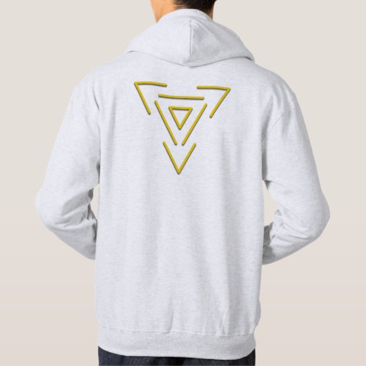 Mannen Basic Hooded Sweatshirt toekomst is van mij (Achterkant)