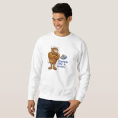 Mannen Basic Moo "Thrill Grill" Sweatshirt (Voorkant volledig)
