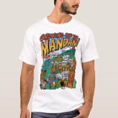 Mannen Basic "Opgroeien in Mandan" T-shirt (Voorkant)