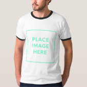 Mannen Basic Ringer T-shirt - Souvenir Gift Design (Voorkant)
