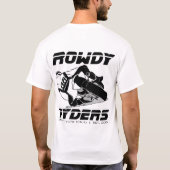 Mannen Basic Rowdy T-shirt (Achterkant)