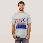 Mannen Basic Shirt - Vraag me over Tox (Molecule) (Voorkant volledig)