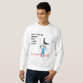 Mannen Basic Sweatshirt Boomeranged (Voorkant volledig)