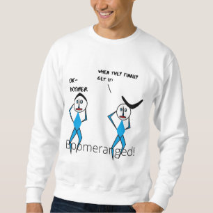 Mannen Basic Sweatshirt Boomeranged