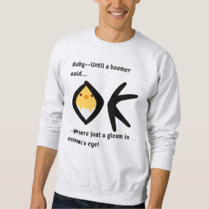 Mannen Basic Sweatshirt Boomeranged