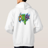 Mannen-basic sweatshirt met capuchon – dagelijks c (Achterkant)