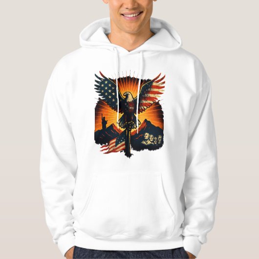 Mannen-basic sweatshirt met capuchon – dagelijks c (Voorkant)