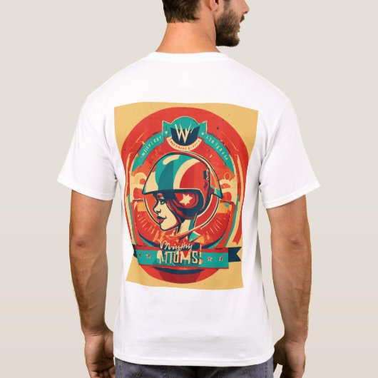 Mannen Basic T-Shirt (Achterkant)