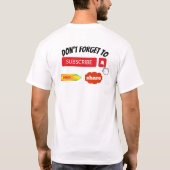 Mannen Basic T-Shirt (Achterkant)