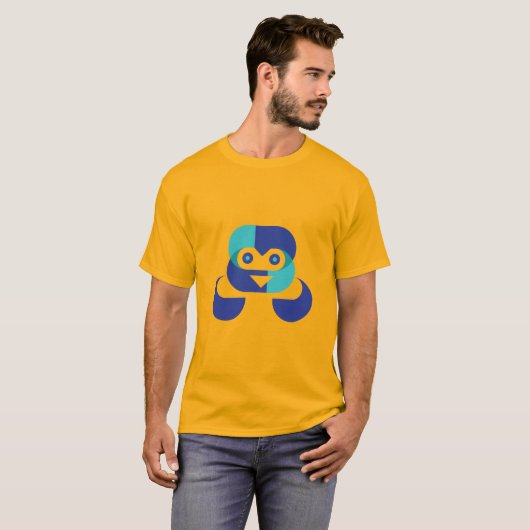 Mannen Basic T-Shirt (Voorkant volledig)