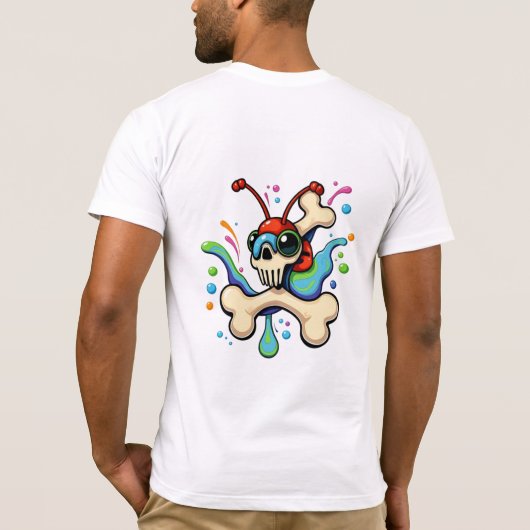 Mannen Basic T-Shirt (Achterkant)