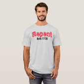 Mannen Basic T-Shirt (Voorkant volledig)