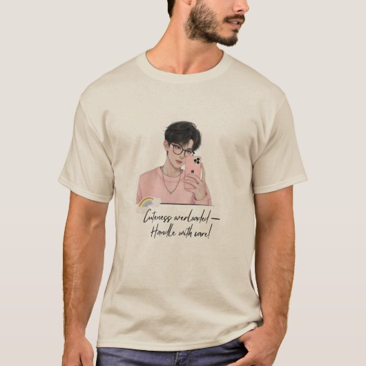 Mannen Basic T-Shirt (Voorkant)