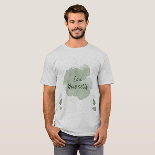 Mannen Basic T-Shirt (Voorkant volledig)