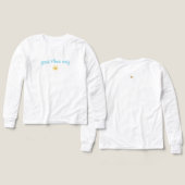 Mannen Basic T-Shirt (Voorkant /achterkant)