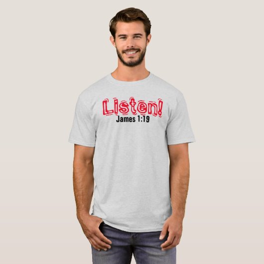 Mannen Basic T-Shirt (Voorkant volledig)