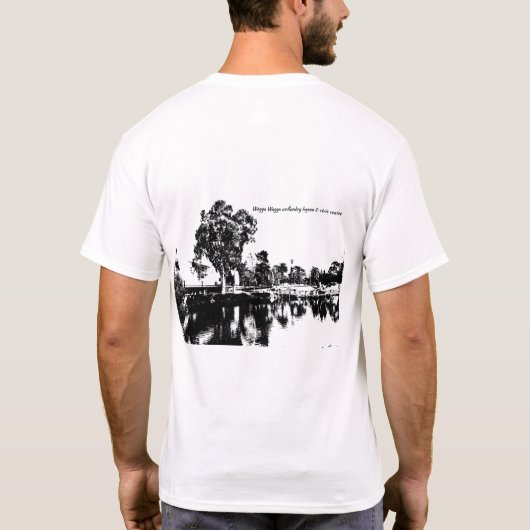 Mannen Basic T-Shirt (Achterkant)