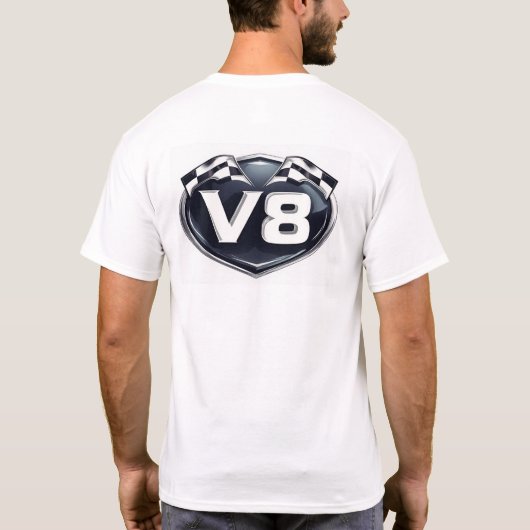 Mannen Basic T-Shirt (Achterkant)