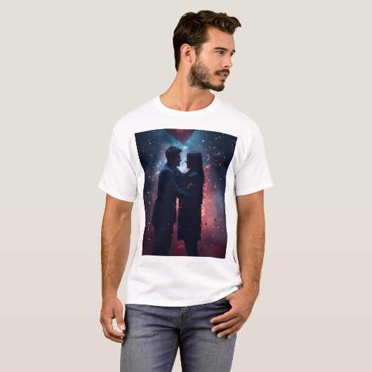 Mannen Basic T-Shirt (Voorkant volledig)