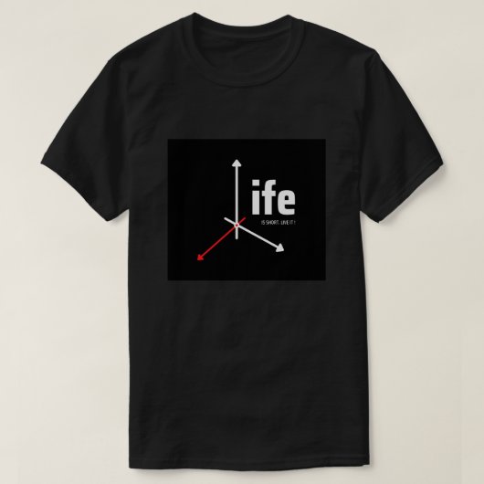 MANNEN basic T-shirt (Design voorkant)