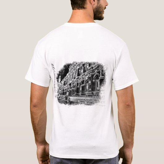 Mannen Basic T-Shirt (Achterkant)
