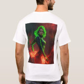 Mannen basic T-shirt (Achterkant)