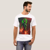 Mannen basic T-shirt (Voorkant volledig)