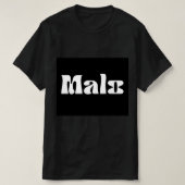 Mannen Basic T-Shirt (Design voorkant)