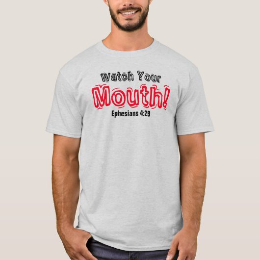 Mannen Basic T-Shirt (Voorkant)