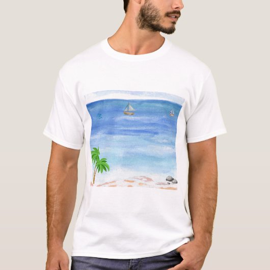 Mannen Basic T-Shirt (Voorkant)