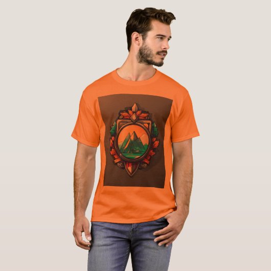 Mannen Basic T-Shirt (Voorkant volledig)
