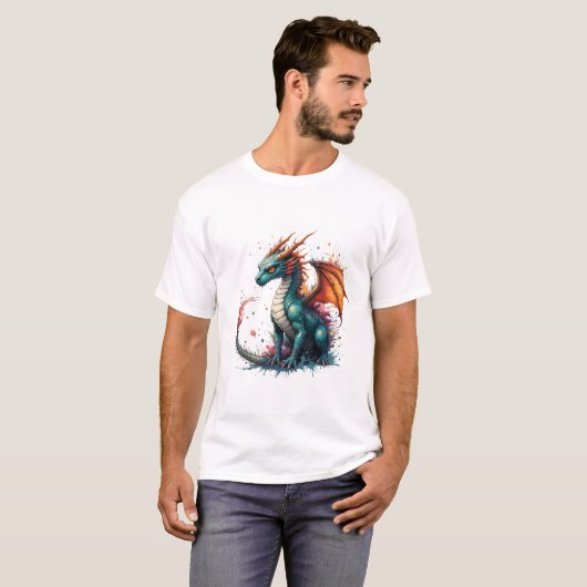 Mannen Basic T-Shirt (Voorkant volledig)
