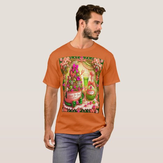 Mannen Basic T-Shirt (Voorkant volledig)