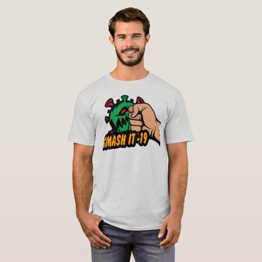 Mannen Basic T-Shirt (Voorkant volledig)