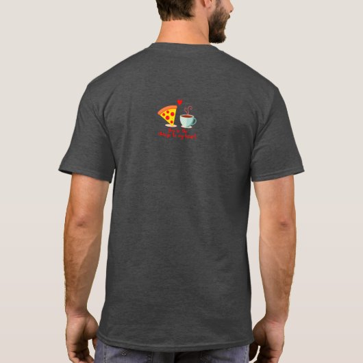 Mannen Basic T-Shirt (Achterkant)