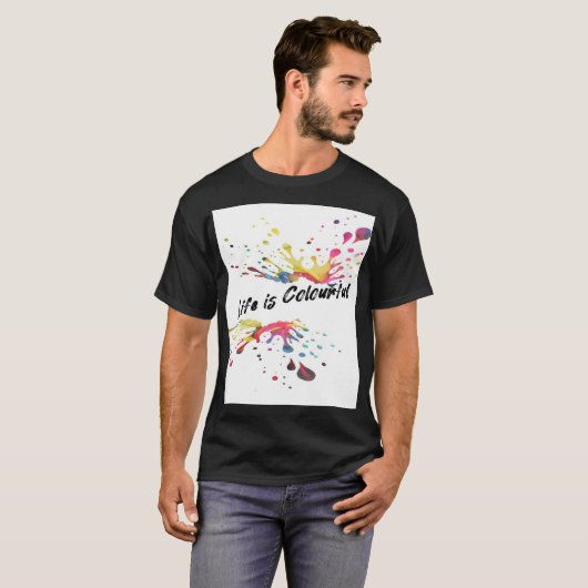 Mannen Basic T-Shirt (Voorkant volledig)