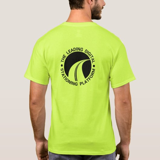 Mannen Basic T-Shirt (Achterkant)