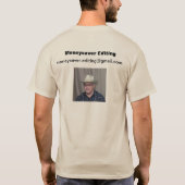 Mannen Basic T-Shirt (Achterkant)