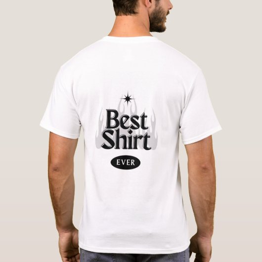 Mannen Basic T-Shirt (Achterkant)