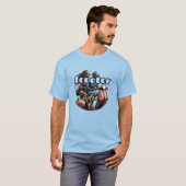 Mannen Basic T-Shirt (Voorkant volledig)