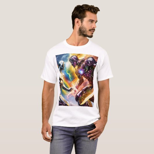 Mannen Basic T-Shirt (Voorkant volledig)