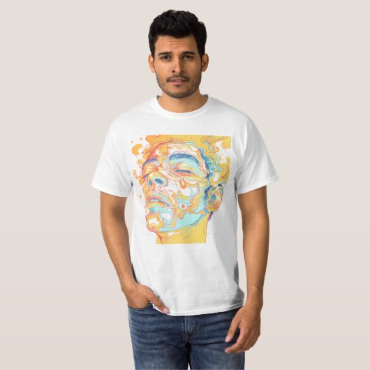 Mannen Basic T-Shirt (Voorkant volledig)