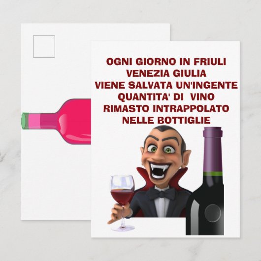 Mannen Basic T-Shirt Briefkaart (Voorkant / Achterkant)