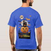 Mannen basic T-shirt Comfortabel casual en los f (Achterkant)