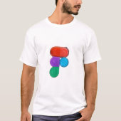 Mannen basic T-Shirt Figma design (Voorkant)