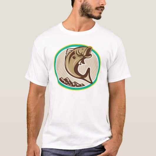 Mannen Basic T-Shirt/Fish T-shirt (Voorkant)