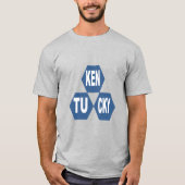 Mannen Basic T-Shirt grijs DESIGN (Voorkant)