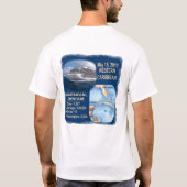 Mannen Basic T-Shirt Logo voor en achter NIEUW (Achterkant)